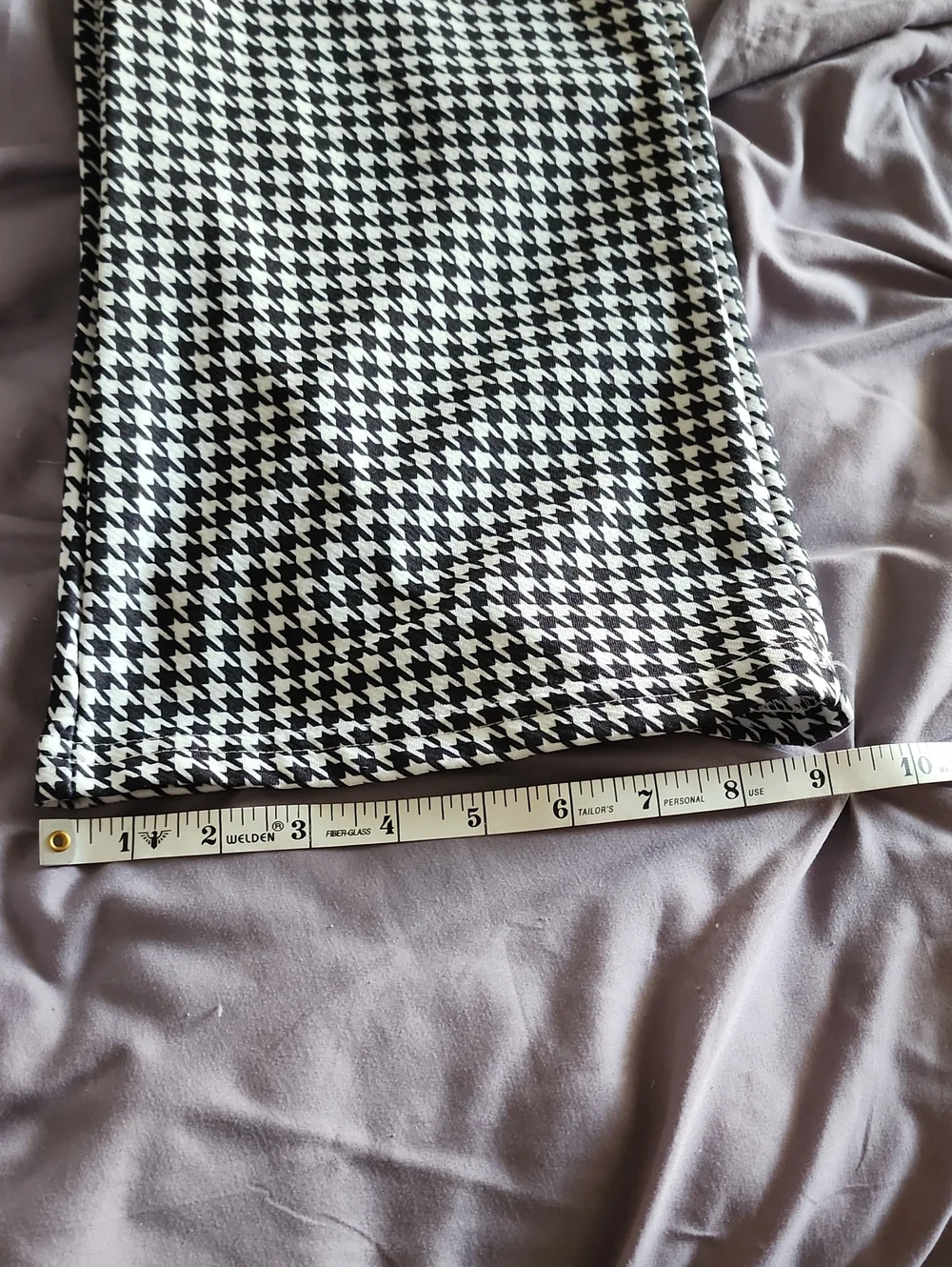 Houndstooth Two-Piece Pant Set 🤍🖤